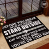 Air Force - Before you break into my house QHQN2903 Doormat