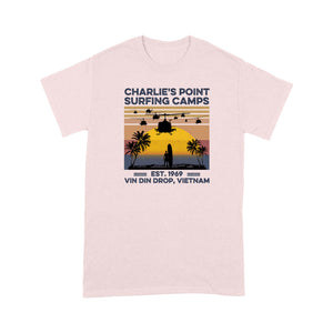 Charlie&#39;s point Surfing camp - Premium T-shirt