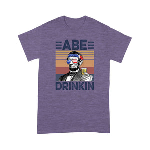 Abe drinkin drink independent day - Premium T-shirt