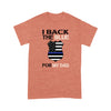 Back the blue for dad police - Premium T-shirt