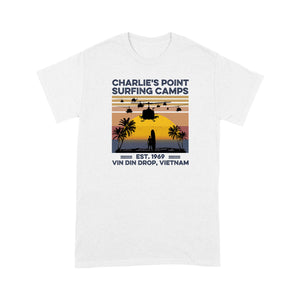 Charlie&#39;s point Surfing camp - Premium T-shirt