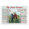 Custom Your name - My angel husband - Heaven - Personalized poster - Poster