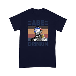 Abe drinkin drink independent day - Premium T-shirt