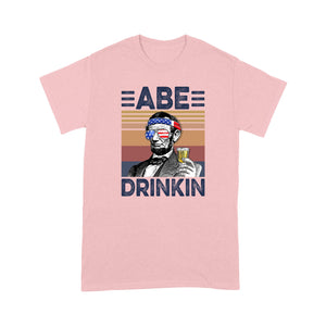 Abe drinkin drink independent day - Premium T-shirt