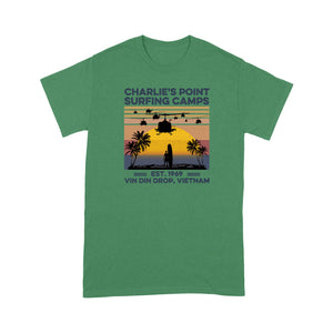 Charlie&#39;s point Surfing camp - Premium T-shirt