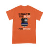 Back the blue for dad police - Premium T-shirt